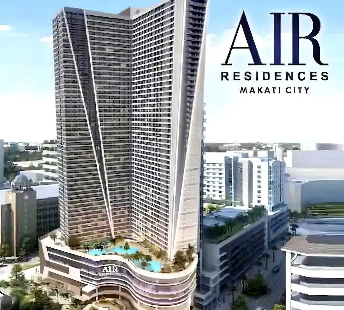 Stylish 2Br At Air Residences In Makati City Manila Philippines
