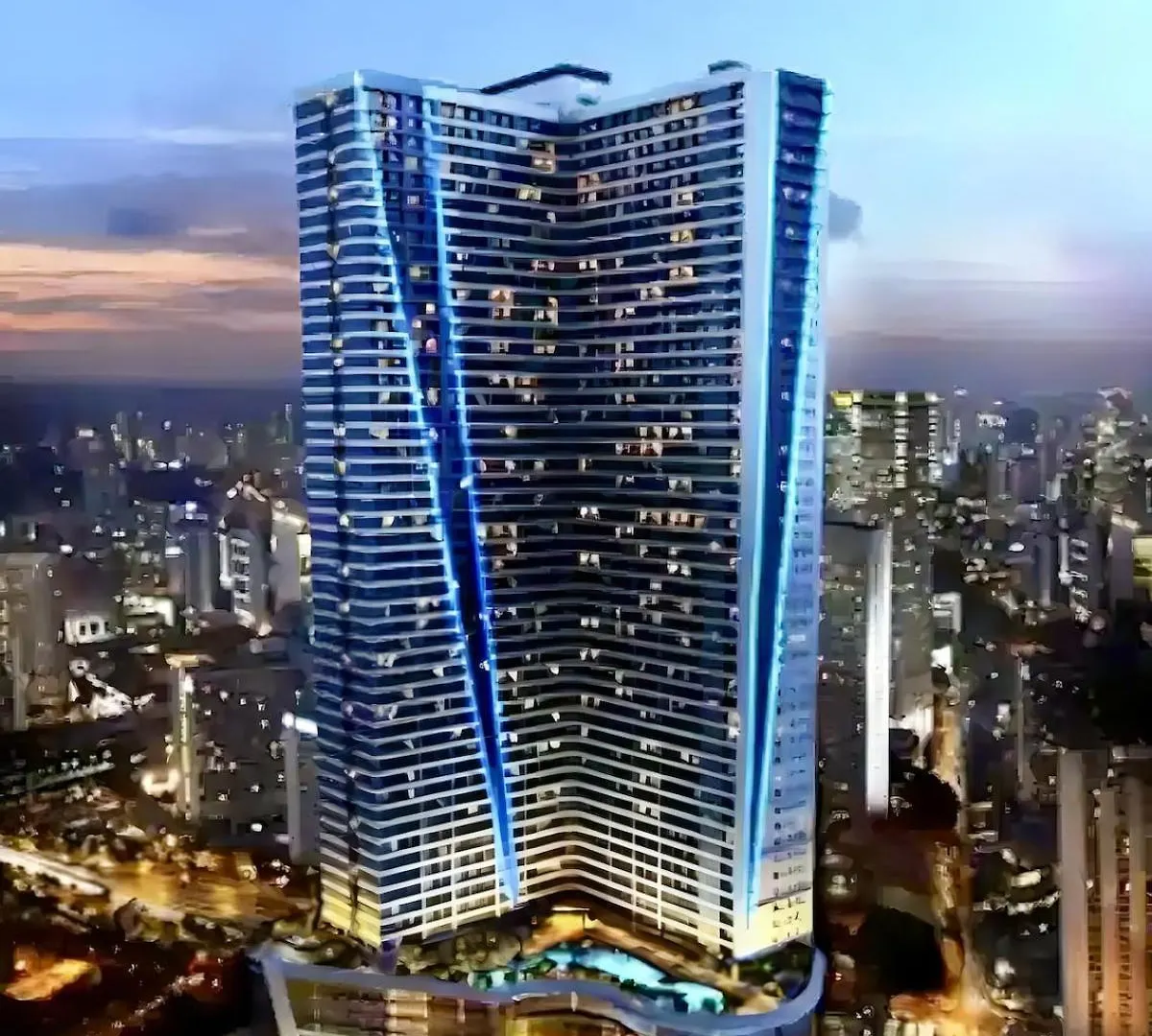 Stylish 2Br At Air Residences In Makati City Manila Apartment